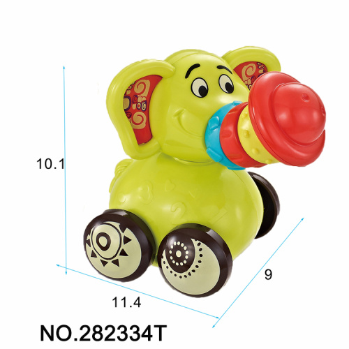 Cartoon Elephant Baby Rattle Educational Toys