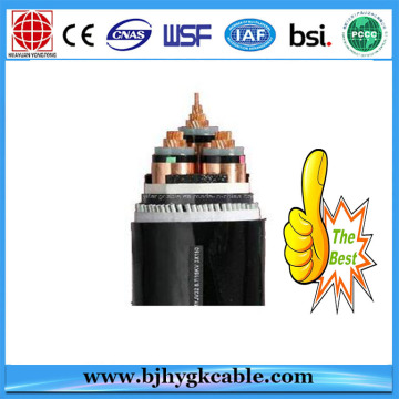36KV 3 * 70sqmm Conductor de cobre XLPE Cable de alimentación