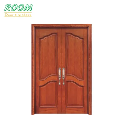 Compressed Wooden Double Door Gate Design