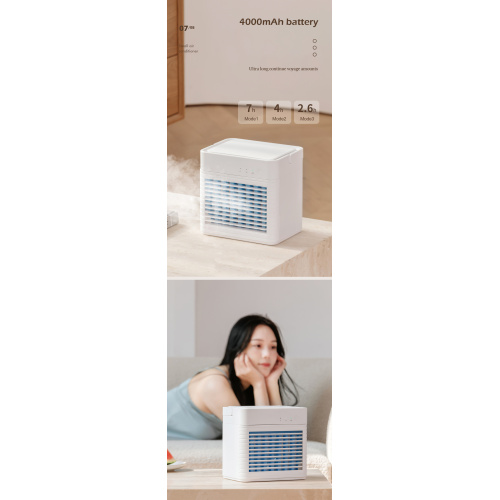 Water mist fan wireless battery room air cooler