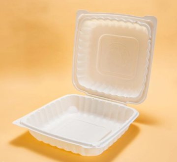 Disposable lunch box for restaurant takeaway