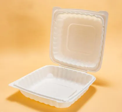 Disposable lunch box for restaurant takeaway