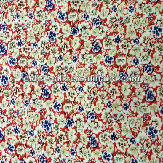 rayon floral print fabric