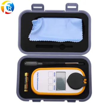 Portable Auto Digital Refractometer 0.0-92.0% Brix Sugar Honey Refractometer