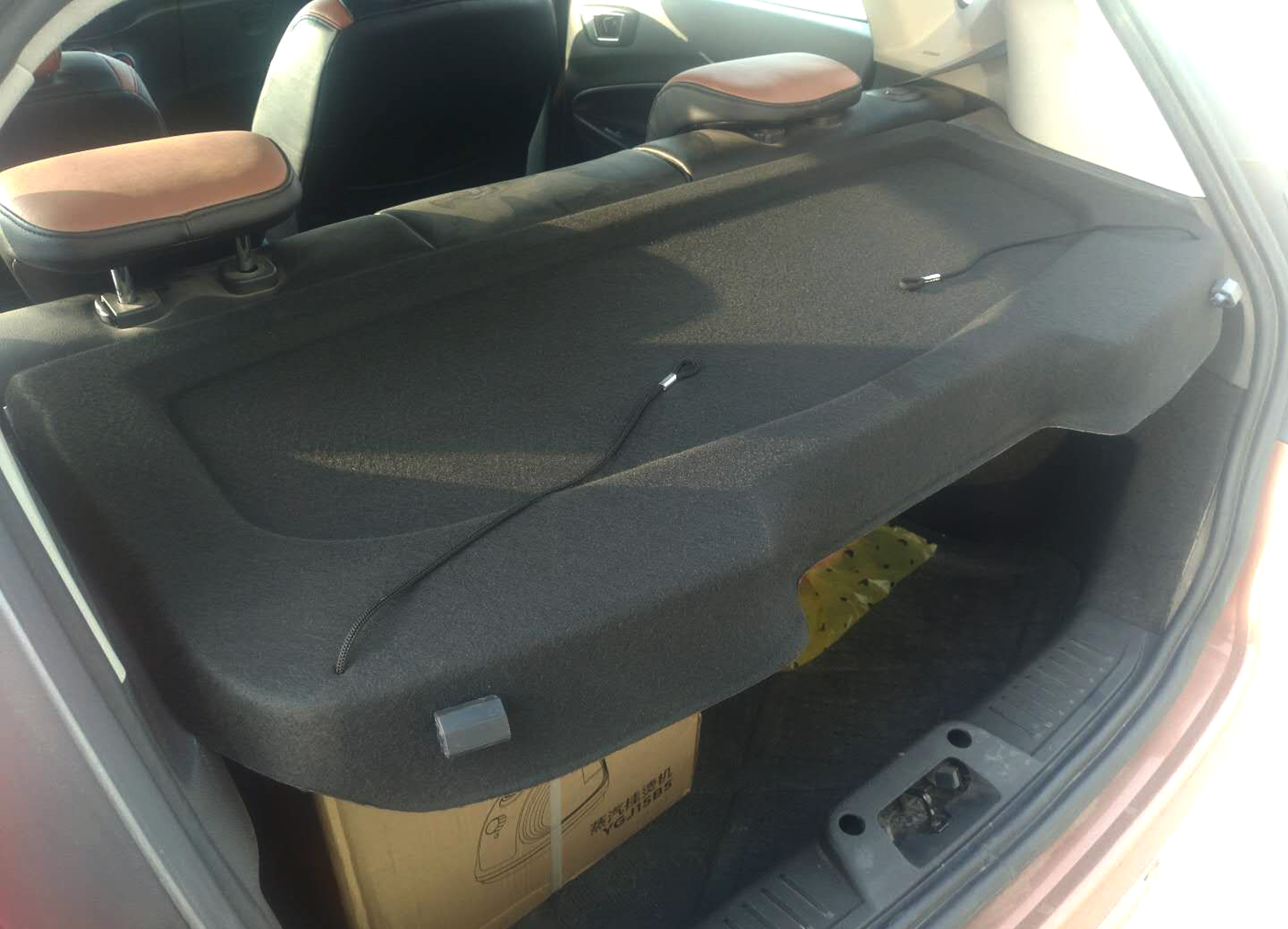 OEM Black Cargo Cover Rear Shelf