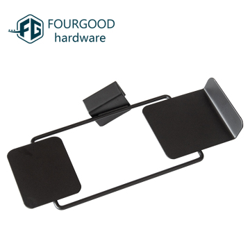 High Quality Black Metal Shoes Display Shelf for Shop