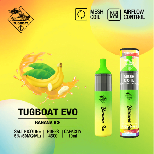 Tugboat Evo Dosuseable 4500 Puffs