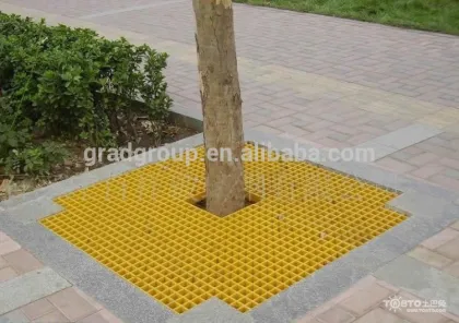 fiberglass solid grille/tree protection frp grating