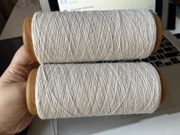 ne6s raw white blended yarn for gloves