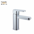 Modern brass chromed single haldle basin mixer taps