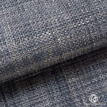 خلفية أنيقة باللون الرمادي الداكن من عشب الرافية ذات الملمس الطبيعي