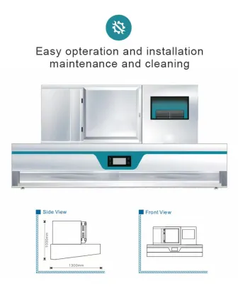 RUITAI Commercial Stainless Steel Smoke Exhaust Vent Hood System