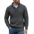 Men's Slim Fit lapel Turtleneck Sweater