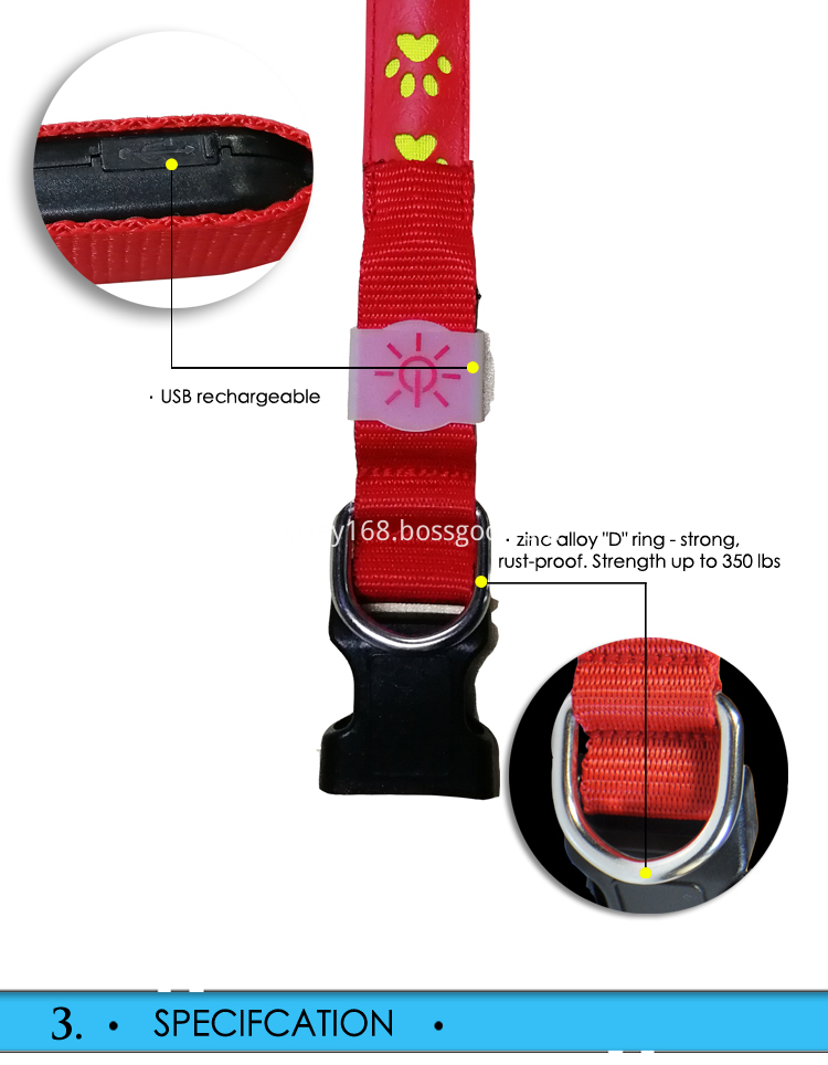 Night Safety Led Dog Collar