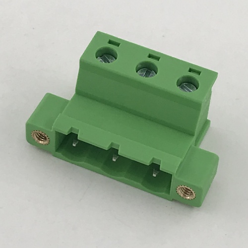 7.62mm pitch terminal block with locking screw holes