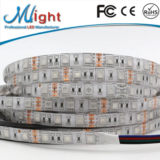 single player pcb smd 5050 ip44 DC 12vol magnetic led tape light