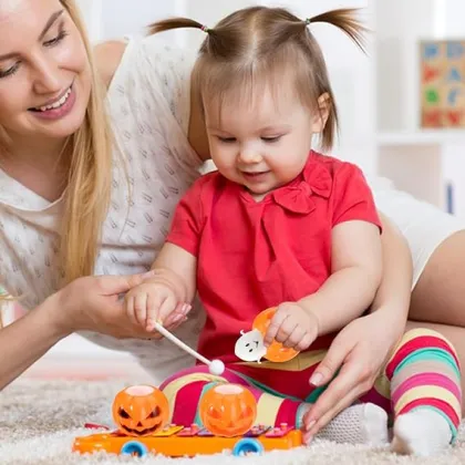 3pcs Halloween Pumpkin Squeeze Toys Ghost Stress Balls