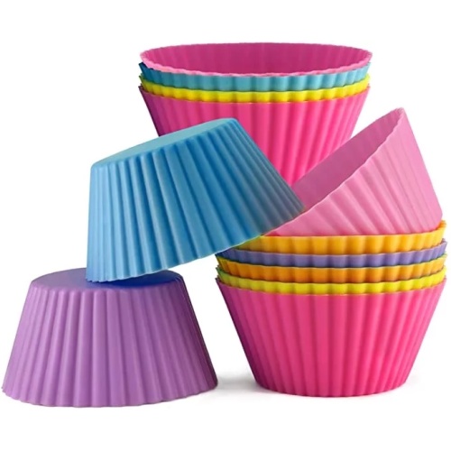 Makanan Gred Reusable Silicone Baking Cups