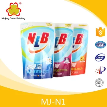 Custom Printed Washing Powder Packaging Bag