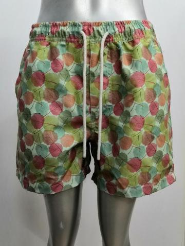 Cherry print men's beach shorts