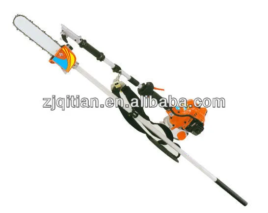 2014 hot sale cheap gardon tools of high quality gasoline multifunctional long pole chain saw