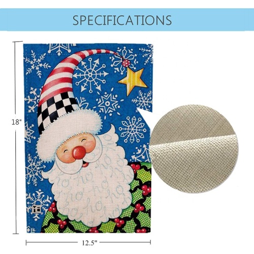Double Sided Customized Decorative Christmas Garden Flags