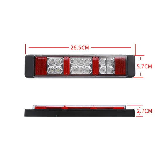 YIAALUX 14LED Long Forklift Taillight - Turn Signal & Safety Warning Light for Forklift Accessories