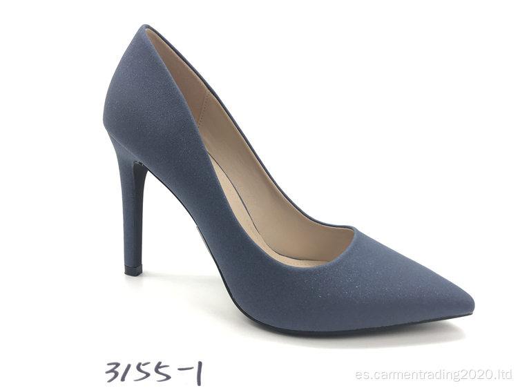 Señoras moda sexy stilettos punta puntiaguda damas gamuza