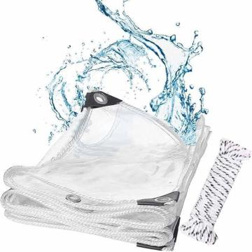 Heavy Duty Clear Transparent Vinyl Tarp - Waterproof Cover