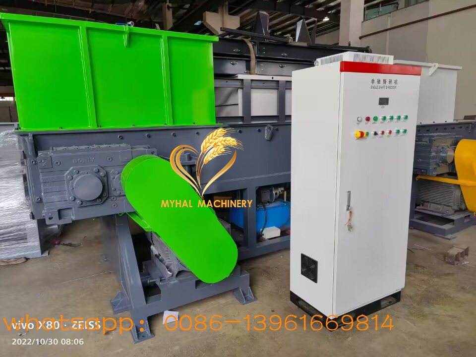 machine à déchiqueter en plastique Myhal Waste en plastique