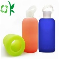 Silicone Baby Glass Uống chai tay áo