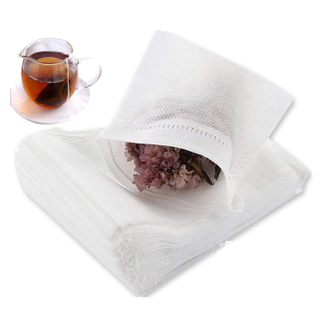 In Stock Non-Woven Fabric Tea Filter Bags with Cotton Drawstring