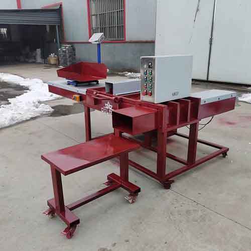 Baling press for cotton rags