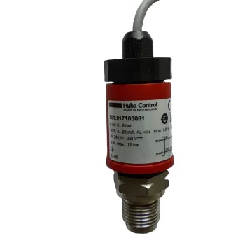 Huba Control Pressure Sensor and Transmitter Model 501.917103081 Information and Specifications
