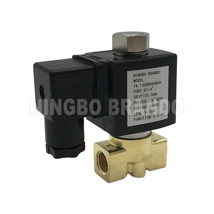 Brass Normally Open Solenoid Valve