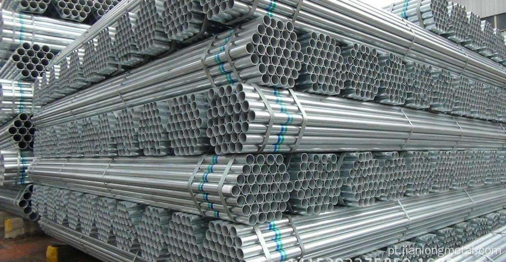 Sch40 80 Tubo de aço galvanizado de aço carbono