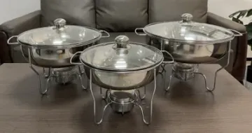 Bufffet Stove Two Compartmets Hot Pot 3.5L 4.5L 6L 8L Chafing Dish
