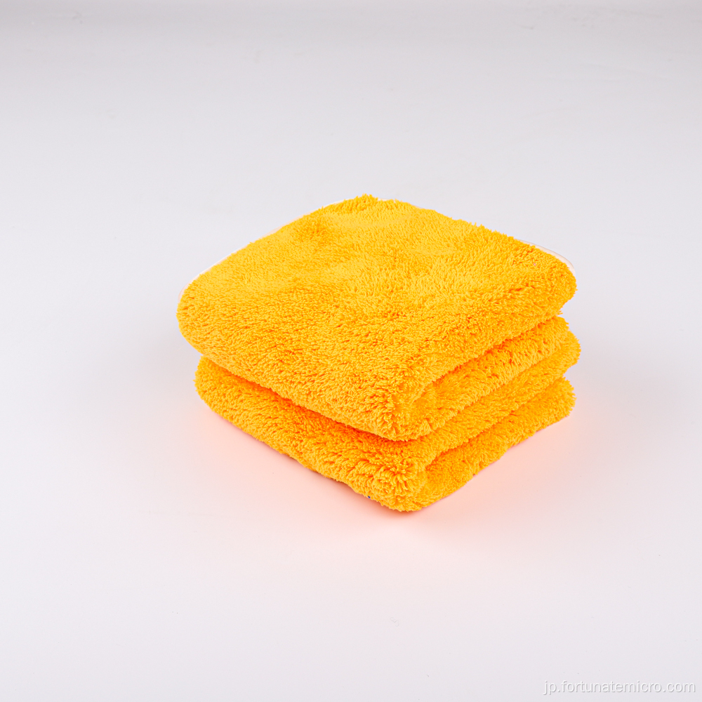 厚いマイクロファイバーカークリーニングタオル