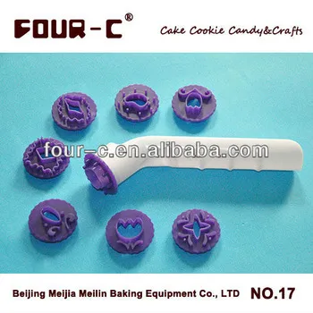 8 heads of decorative fondant punch,classic cake equipments