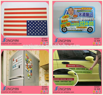 soft rubber magnet material in taxi magnets