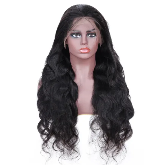 New Arrival Natural Body Wave Mink Brazilian Human Wavy Hair Wig For Black Women 13X4 Swiss Lace Front Wig Pre Plucked Hairline