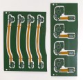 Circuit RF multicouche avec placage de bord