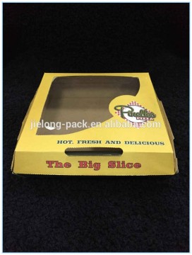 Custom design corrugated cheap burger box with window