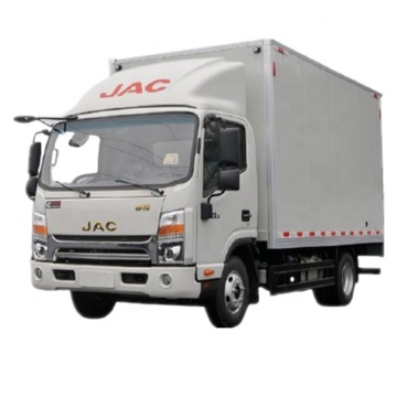 6 wheel Euro V JAC 3.5 tons van cargo truck price