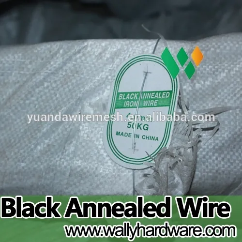BWG16 black annealed wire, construction iron rod, black annealed twisted wire China Factory