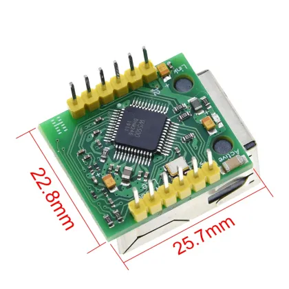 TZT Smart Electronics USR-ES1 W5500 Chip SPI to LAN/Ethernet Converter TCP/IP Module
