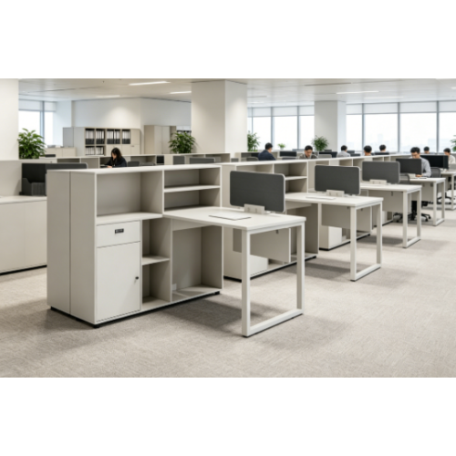 Mesa de escritório financeiro para uma pessoa