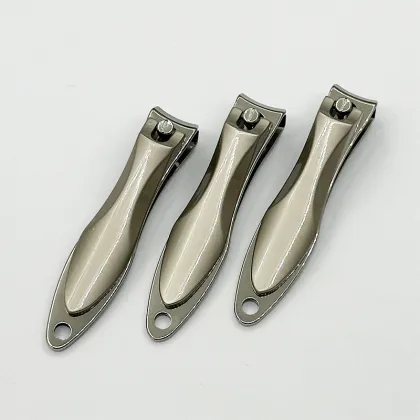 Professional Stainless Steel Nail Clippers with Ultra-Sharp Blades, Compact & Ergonomic Design