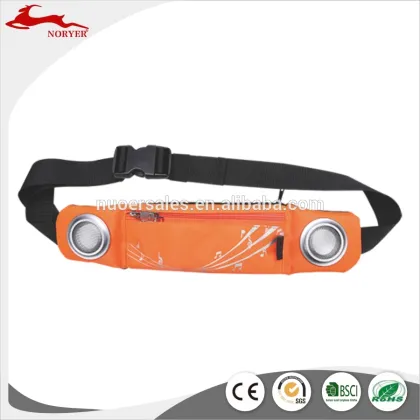 2017 Waterproof waist bag,mens sport waist bag,sports waist bag lycra led running belt