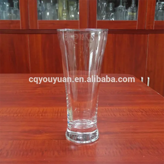 Fancy design glass tumbler juice drinking glasses 330ml